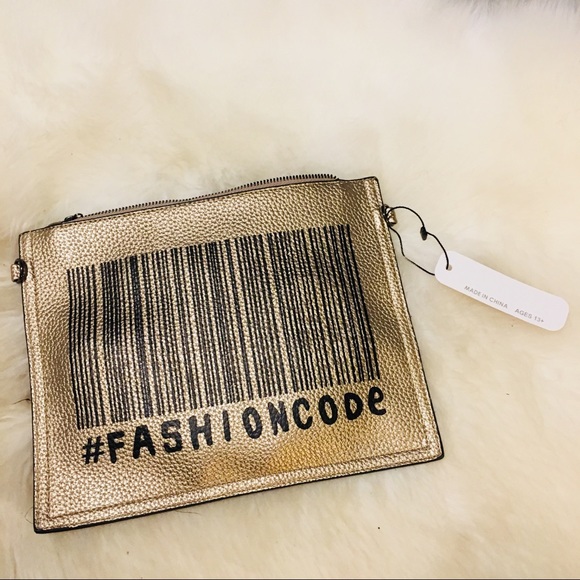 Gold & Black FASHION CODE Versatile Purse - Picture 4 of 5